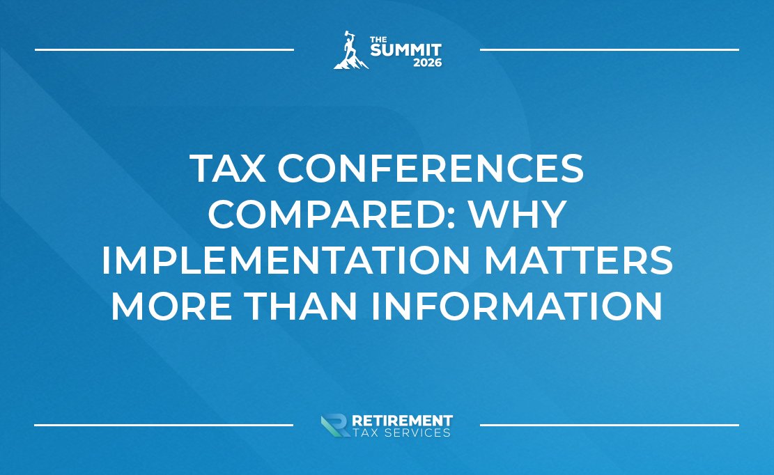 Tax Conferences Compared: Why Implementation Matters More Than Information